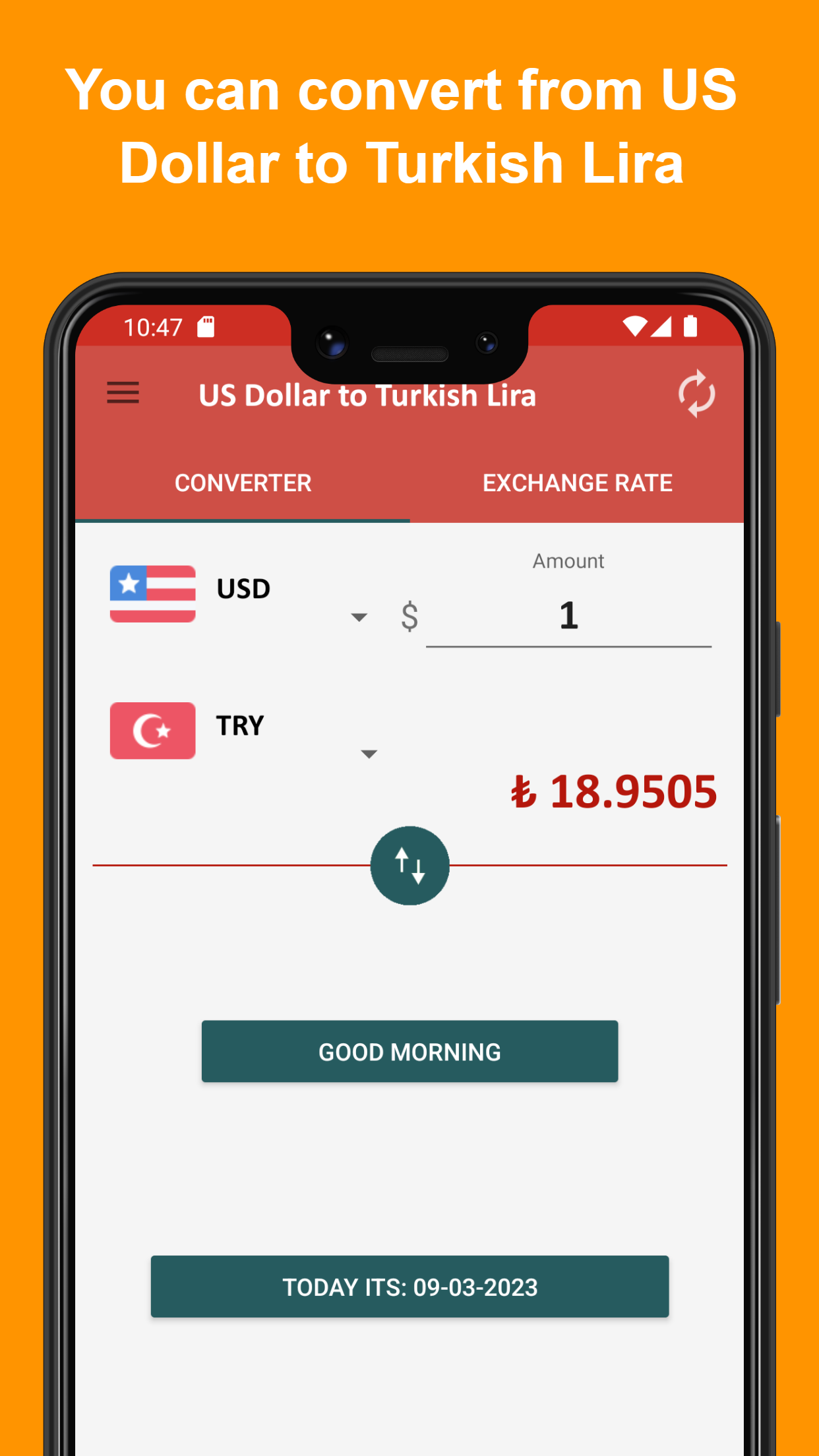 US Dollar to Turkish Lira | Indus Appstore | Screenshot