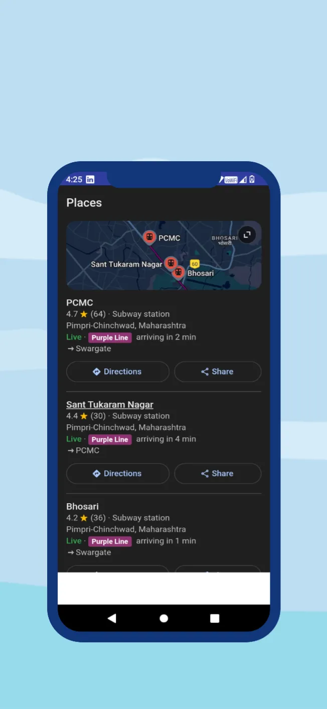 Delhi Metro Route Guide: Find Route,Fare,Visual Route, Travel time and total Distance | Indus Appstore | Screenshot
