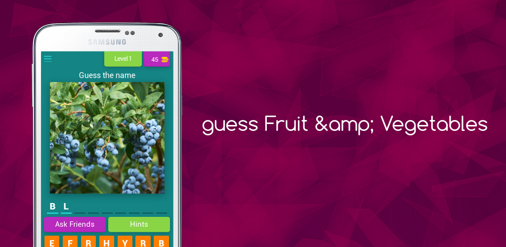 Guess Fruit & Vegetables Quiz | Indus Appstore | Screenshot