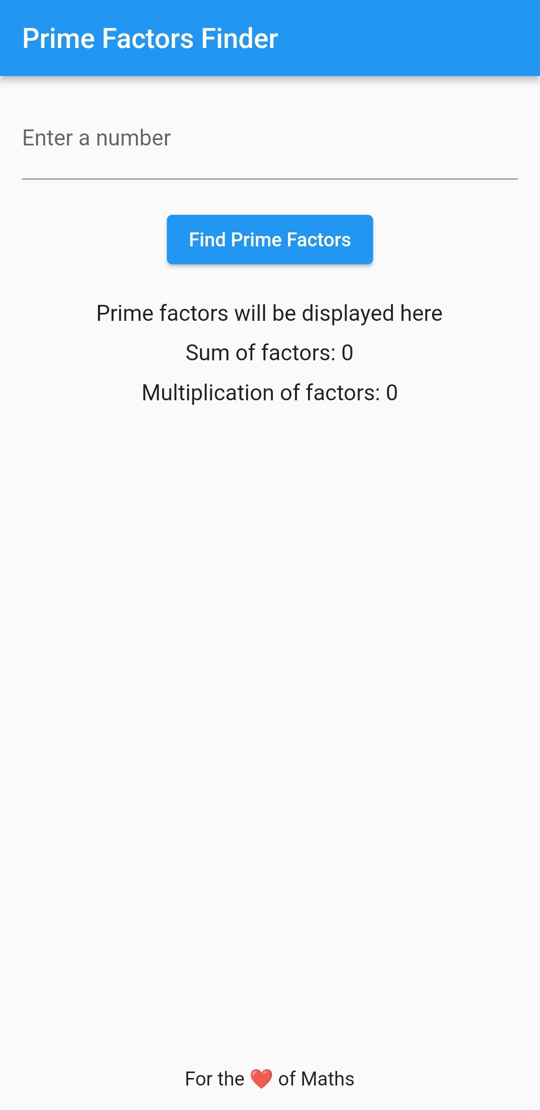 Prime Factors Finder | Indus Appstore | Screenshot