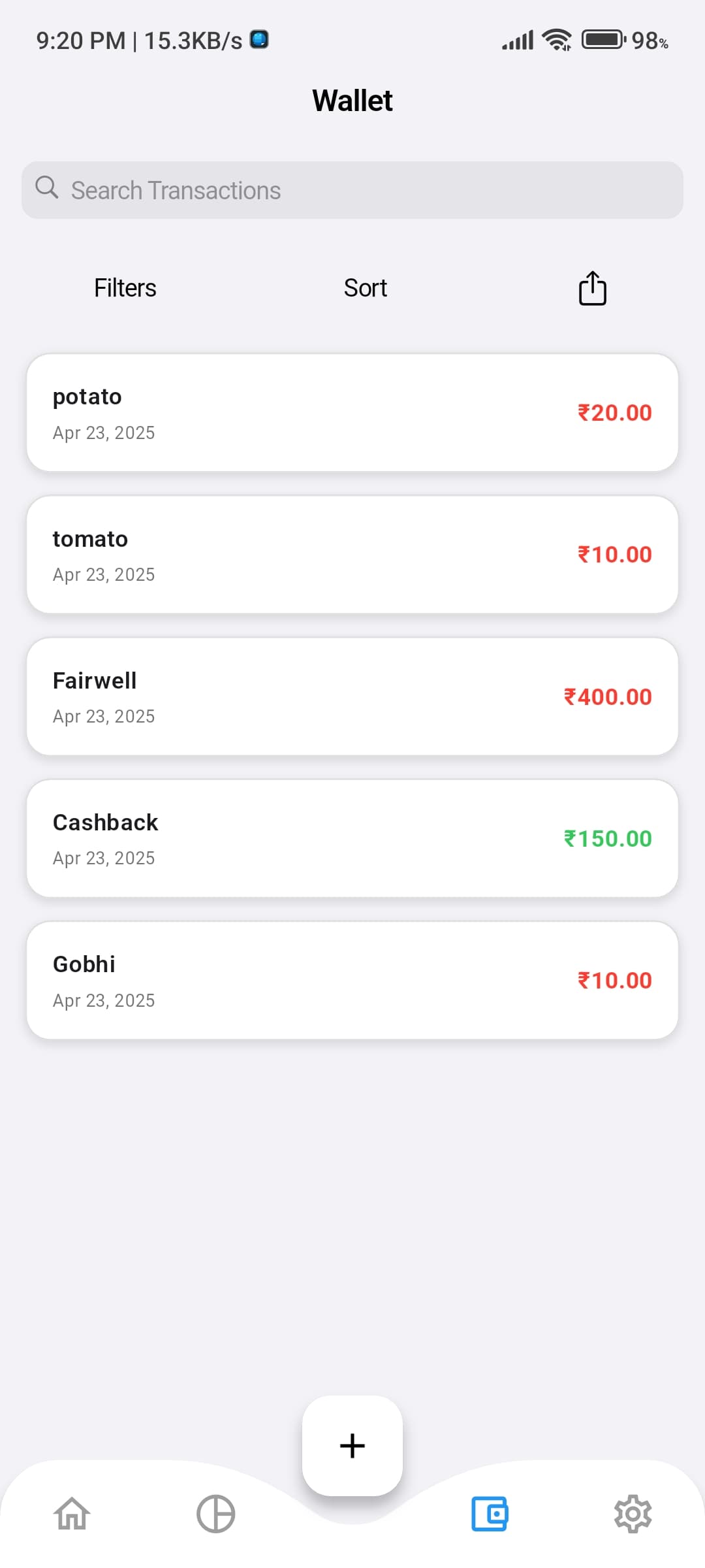 Fin. Tracker | Indus Appstore | Screenshot