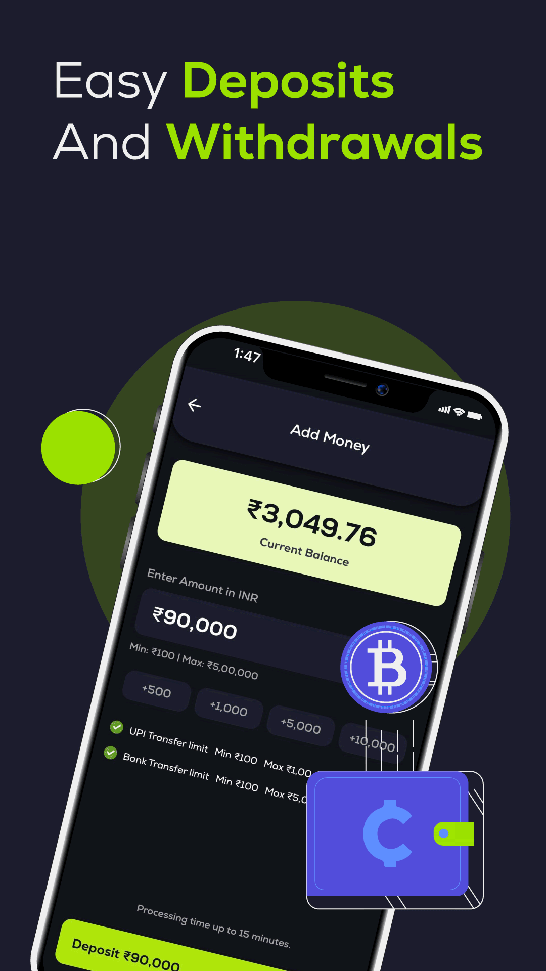 CoinSwitch: Bitcoin Crypto App | Indus Appstore | Screenshot