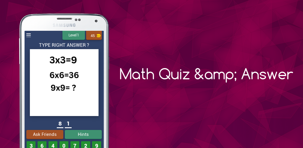 Math Quiz & Answer | Indus Appstore | Screenshot