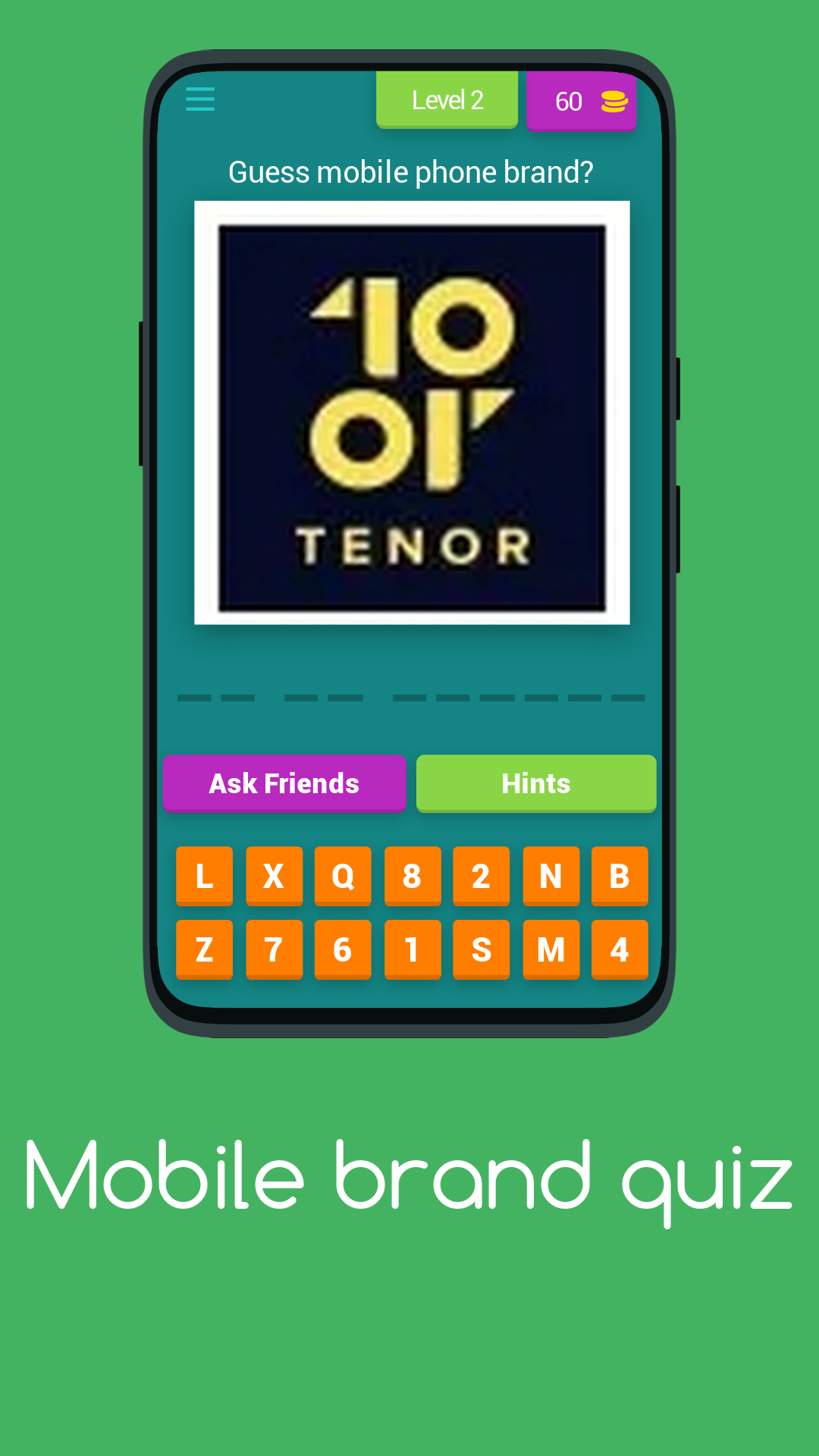 Mobile brand quiz | Indus Appstore | Screenshot