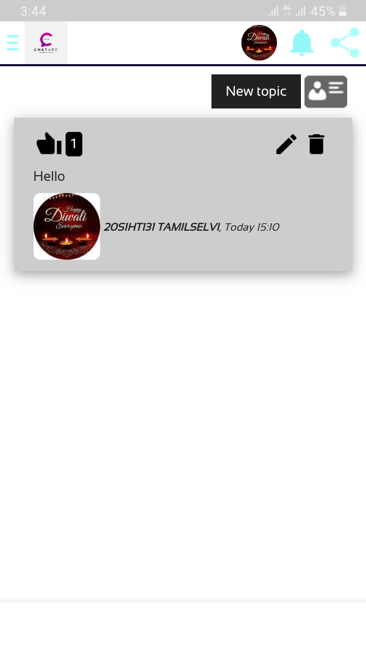 Chat app | Indus Appstore | Screenshot