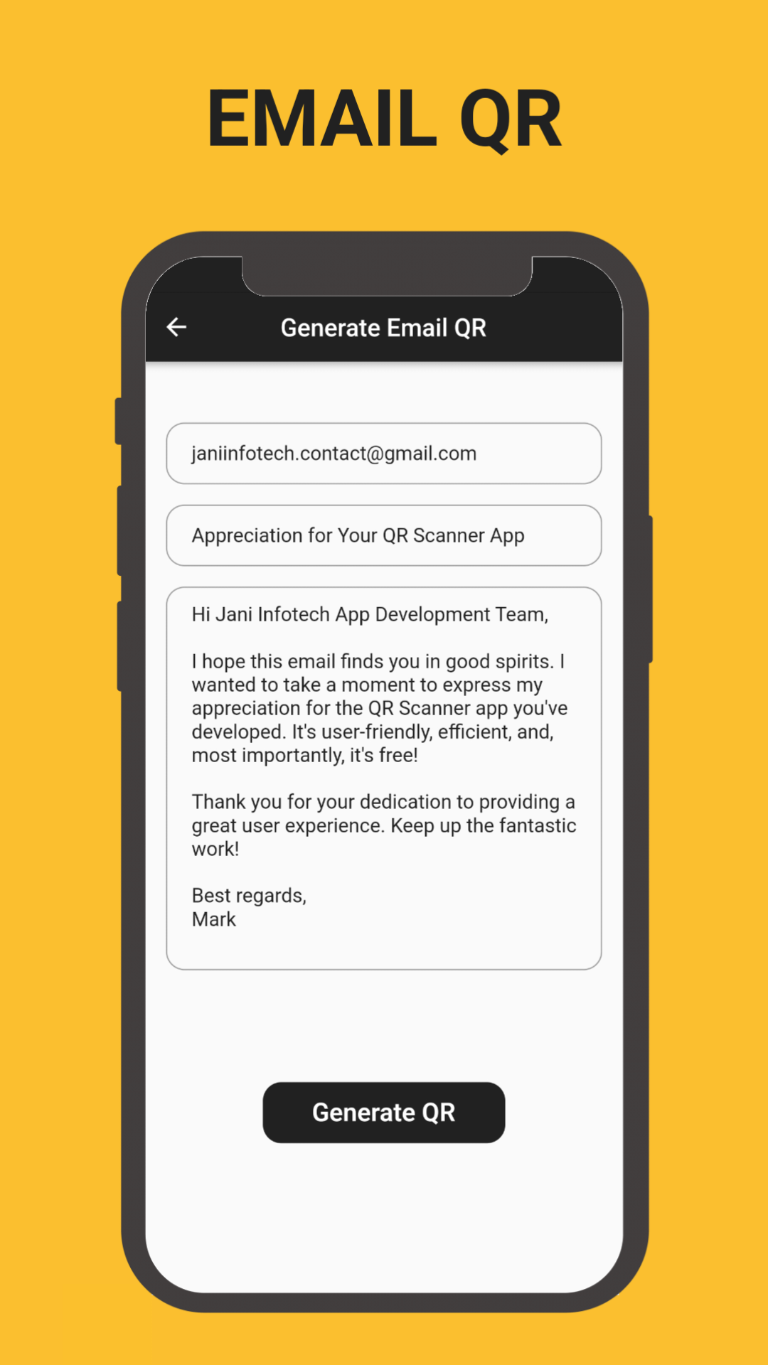 QR Code Scanner & Generator | Indus Appstore | Screenshot