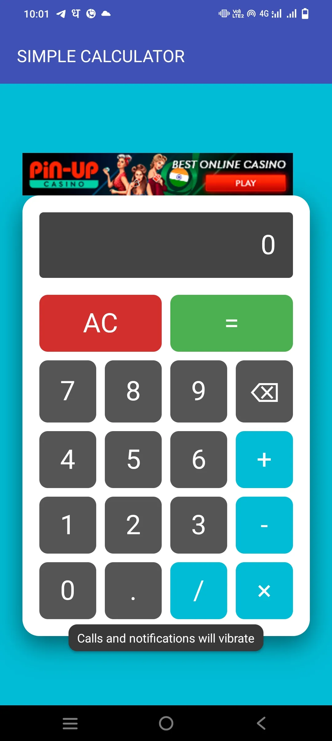 SIMPLE CALCULATOR | Indus Appstore | Screenshot