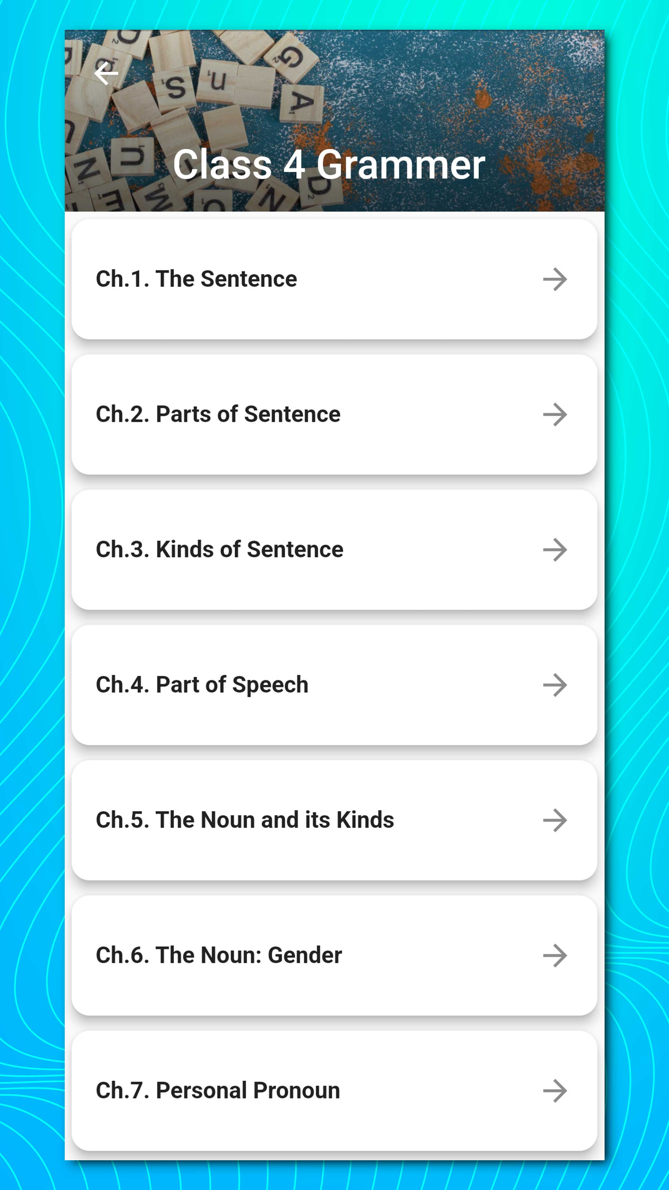 Class 4 English Grammar Book | Indus Appstore | Screenshot