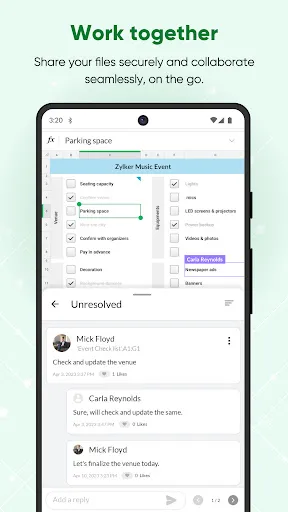 Zoho Sheet - Spreadsheet App | Indus Appstore | Screenshot