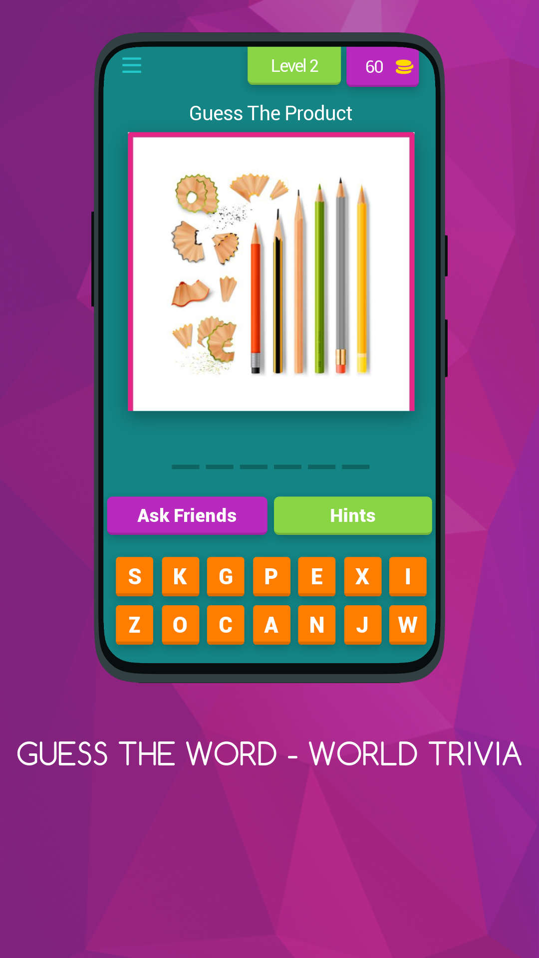 GUESS THE WORD - WOLRD TRIVIA | Indus Appstore | Screenshot