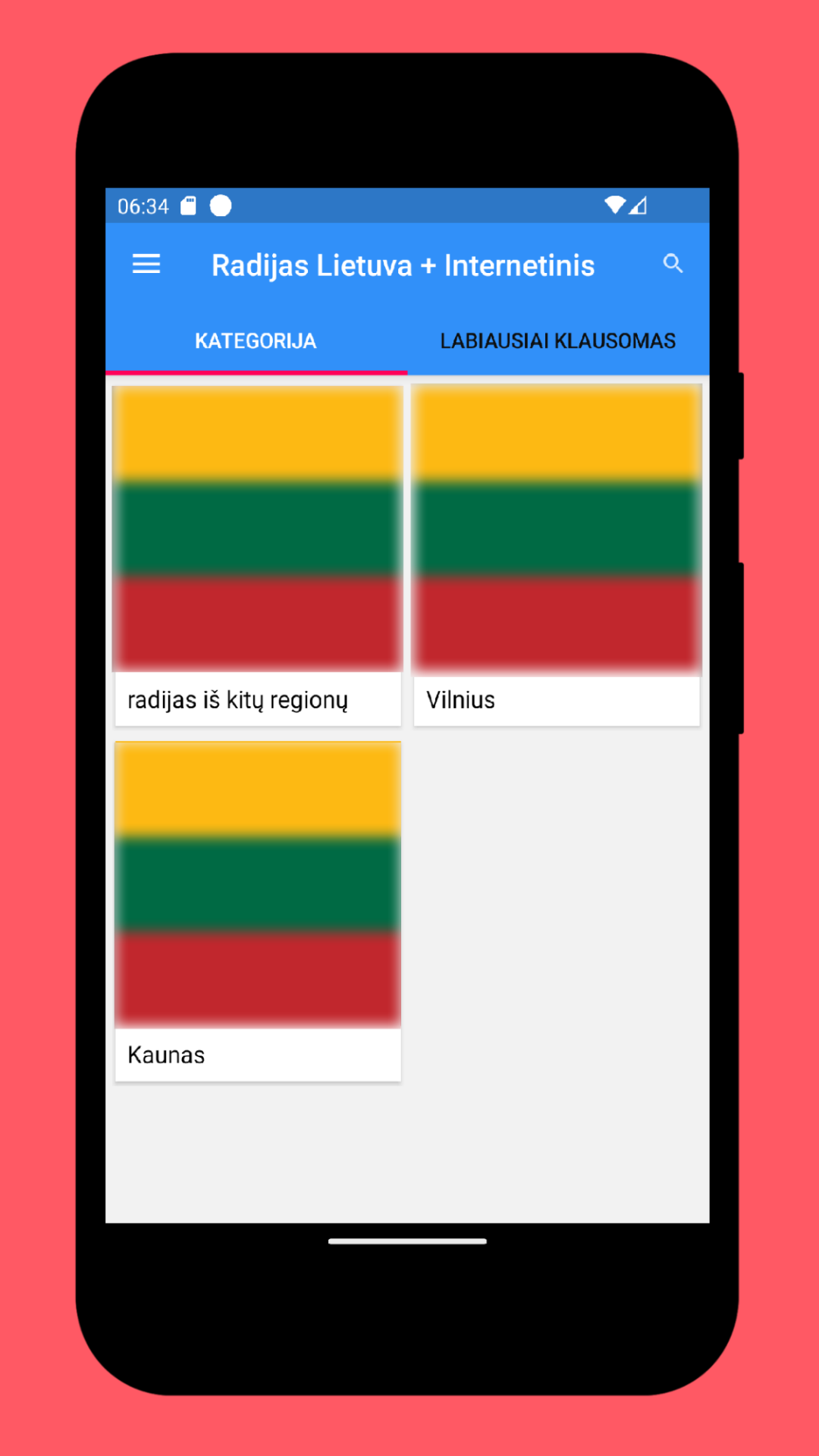 Radio Lithuania + Radio Online | Indus Appstore | Screenshot