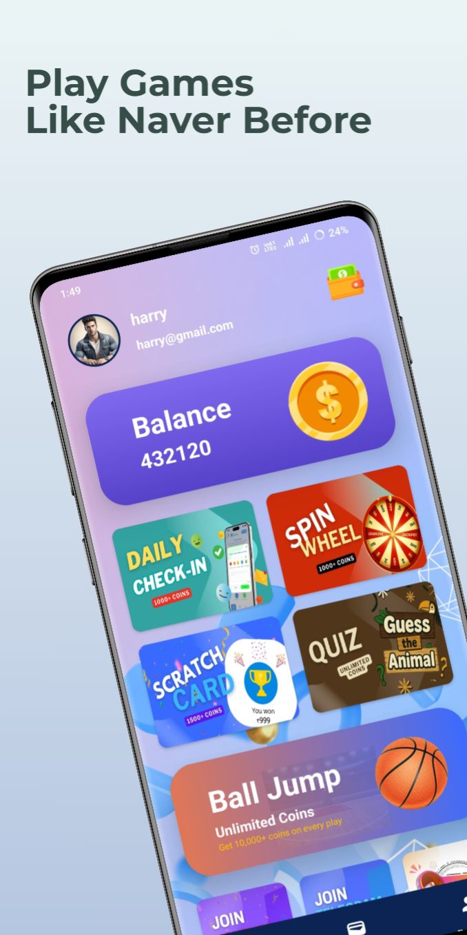 RewardPlay - Play Get Rewards | Indus Appstore | Screenshot