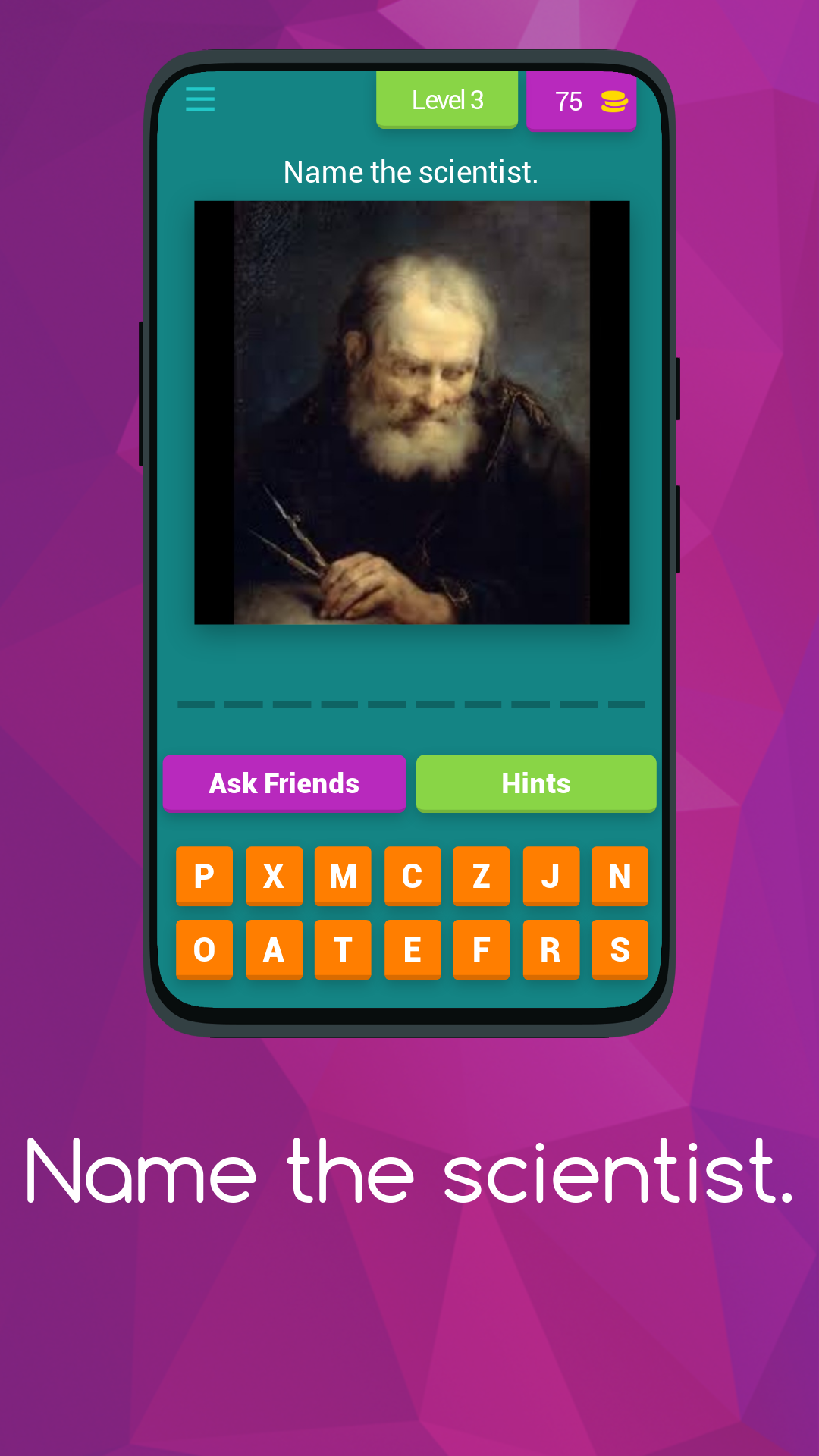 Name the Scientist Quiz Game | Indus Appstore | Screenshot