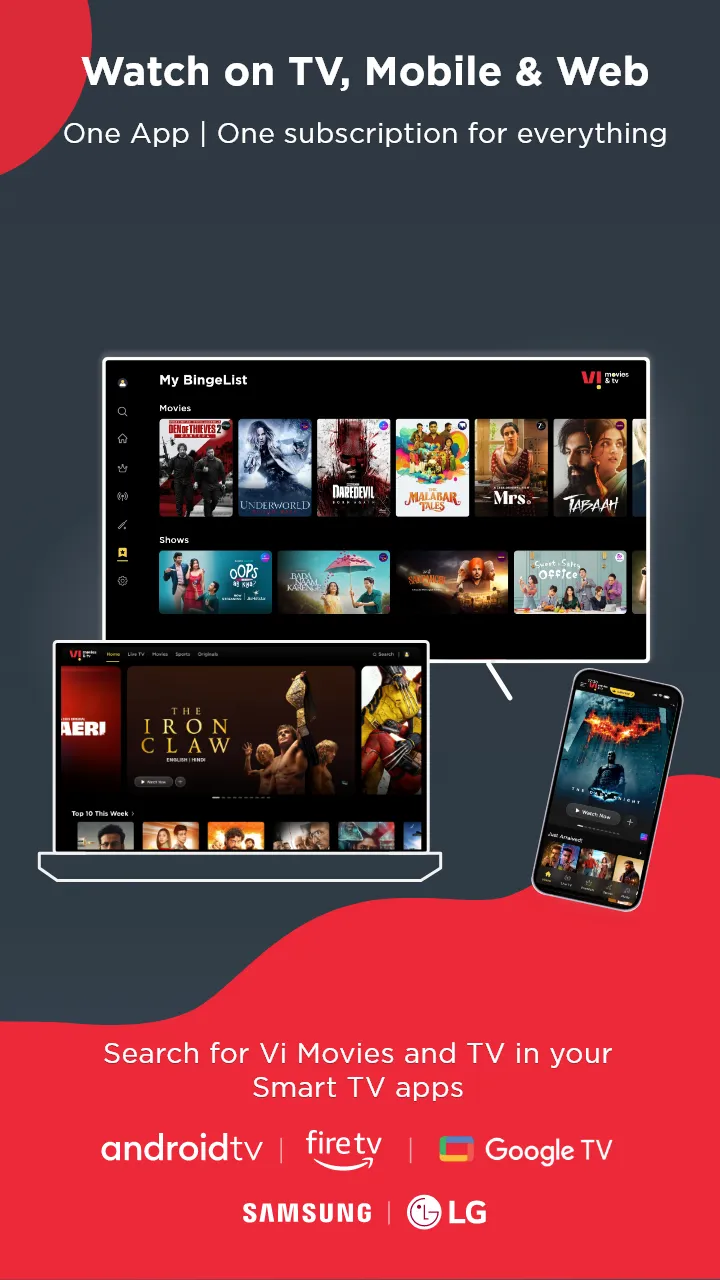 Vi Movies & TV - 17 OTTs in 1 | Indus Appstore | Screenshot