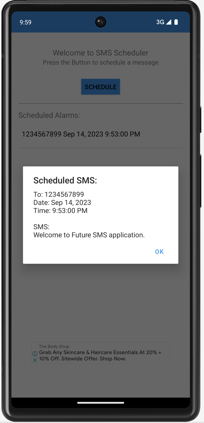 Future SMS Scheduler | Indus Appstore | Screenshot