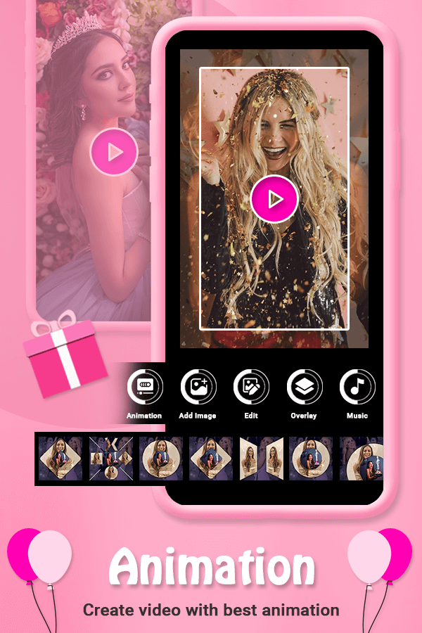 Birthday Video Maker | Indus Appstore | Screenshot