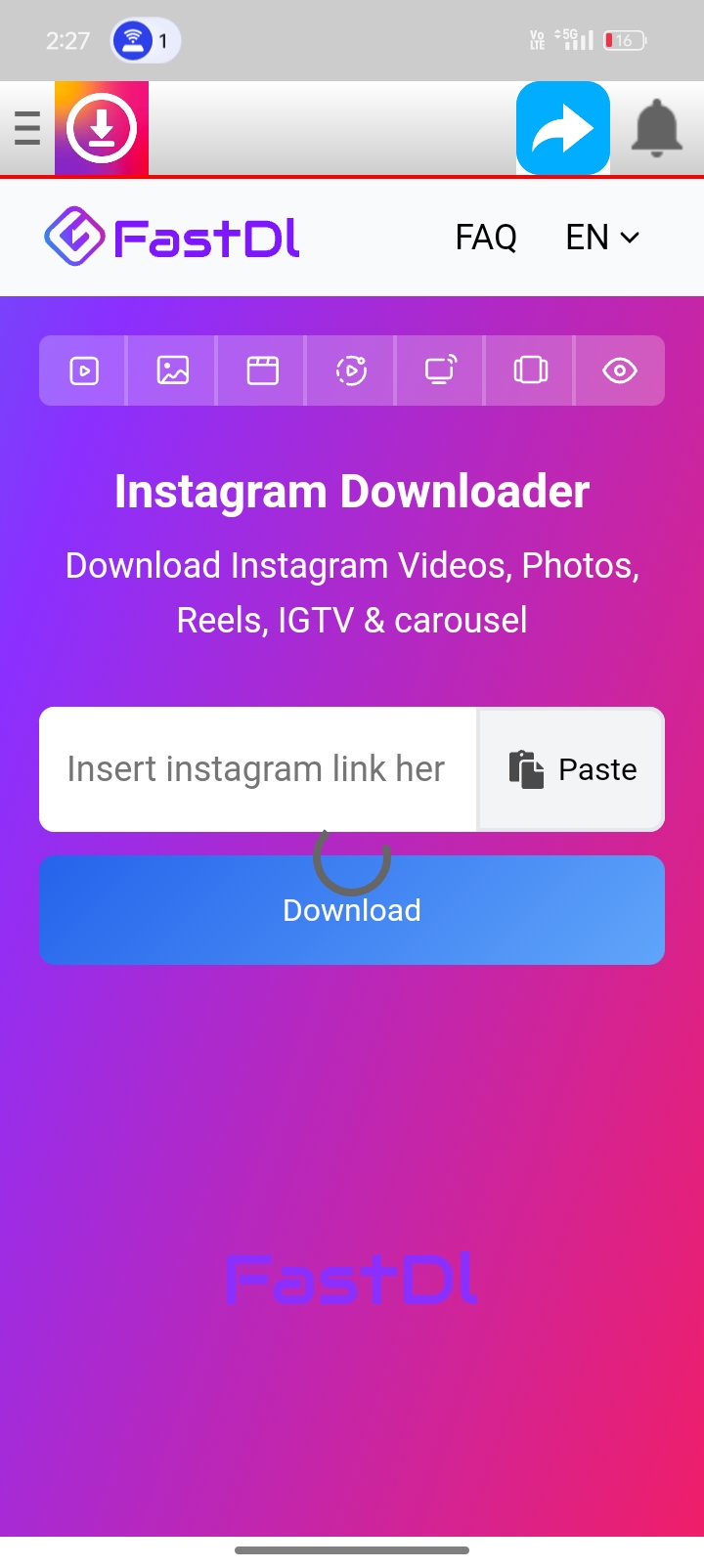 Video downloader Insta Vid | Indus Appstore | Screenshot