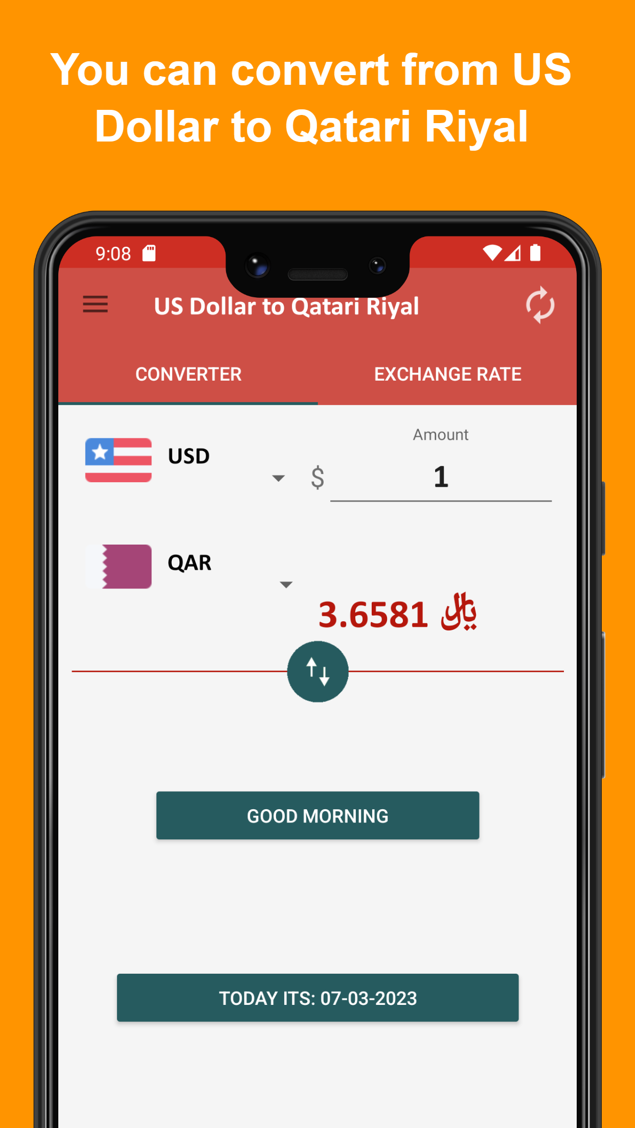 US dollar to Qatari riyal | Indus Appstore | Screenshot