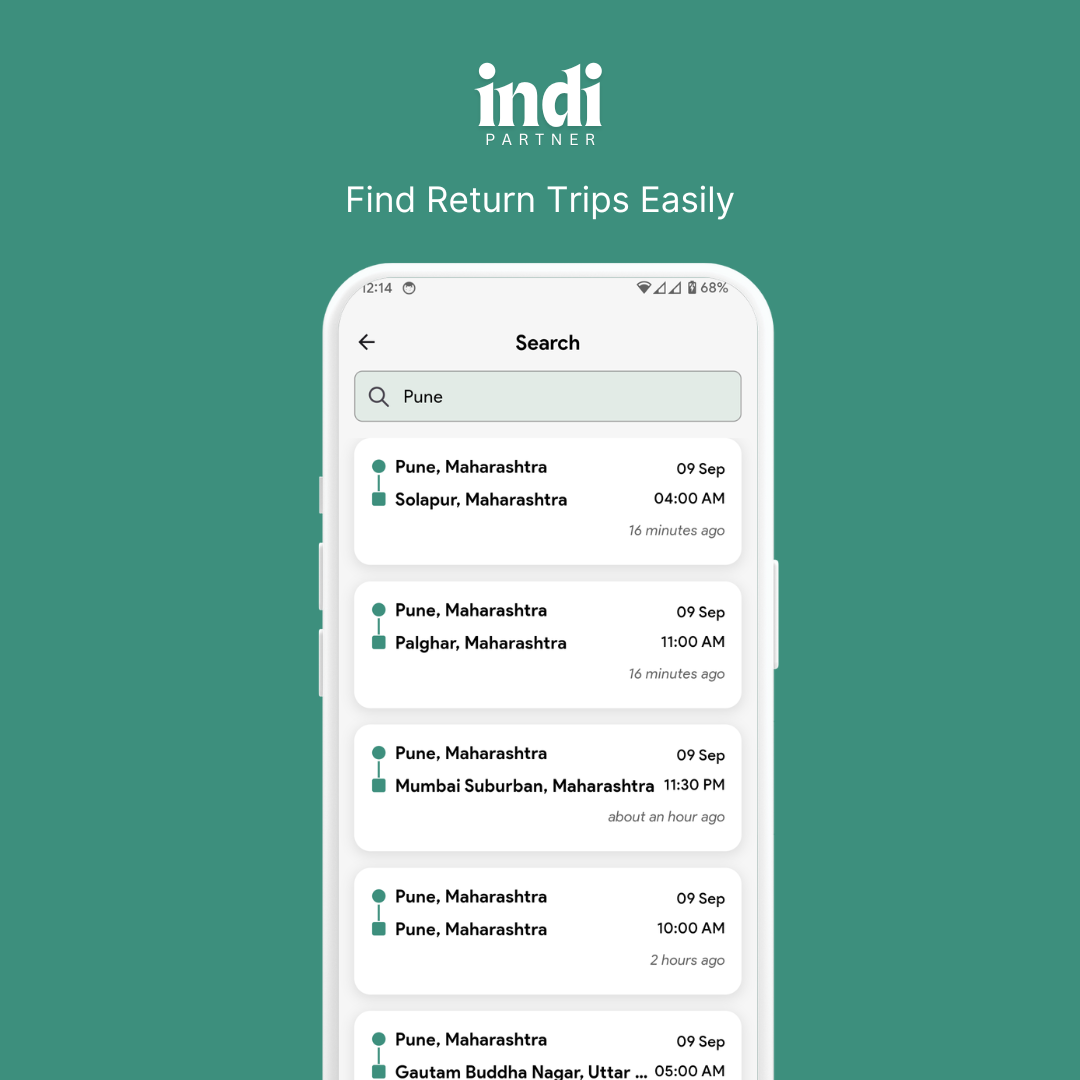 Indi Partner: Drivers & Agents | Indus Appstore | Screenshot