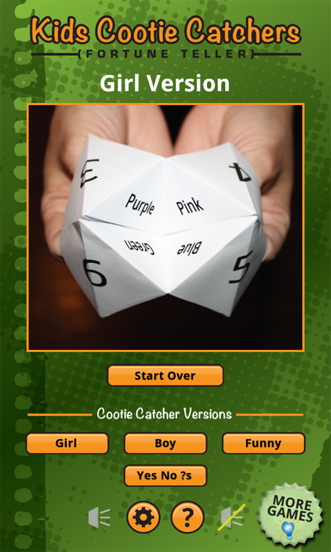 Cootie Catcher Free ( Fortune Teller ) | Indus Appstore | Screenshot