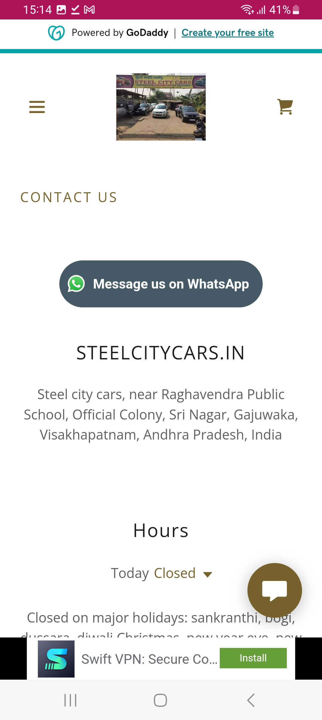 Steelcitycars used car dealer | Indus Appstore | Screenshot