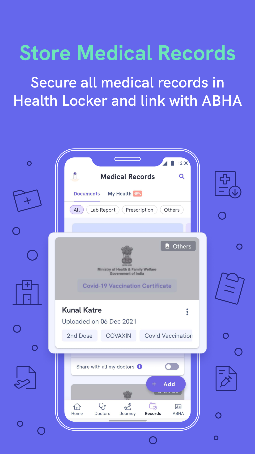 Eka Care: Heart Rate, ABHA, Medical Records, PHR | Indus Appstore | Screenshot