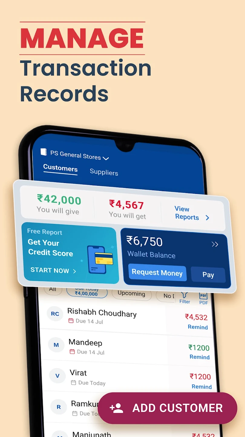 Khatabook Credit Account Book | Indus Appstore | Screenshot