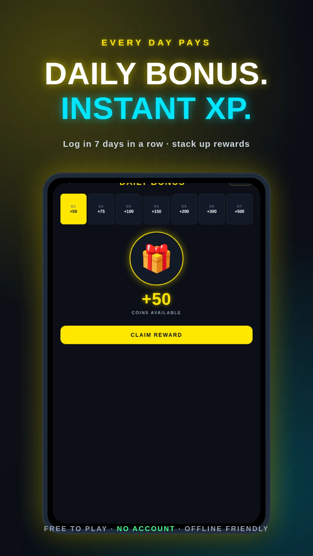 Neon Bricks Win Coupons | Indus Appstore | Screenshot