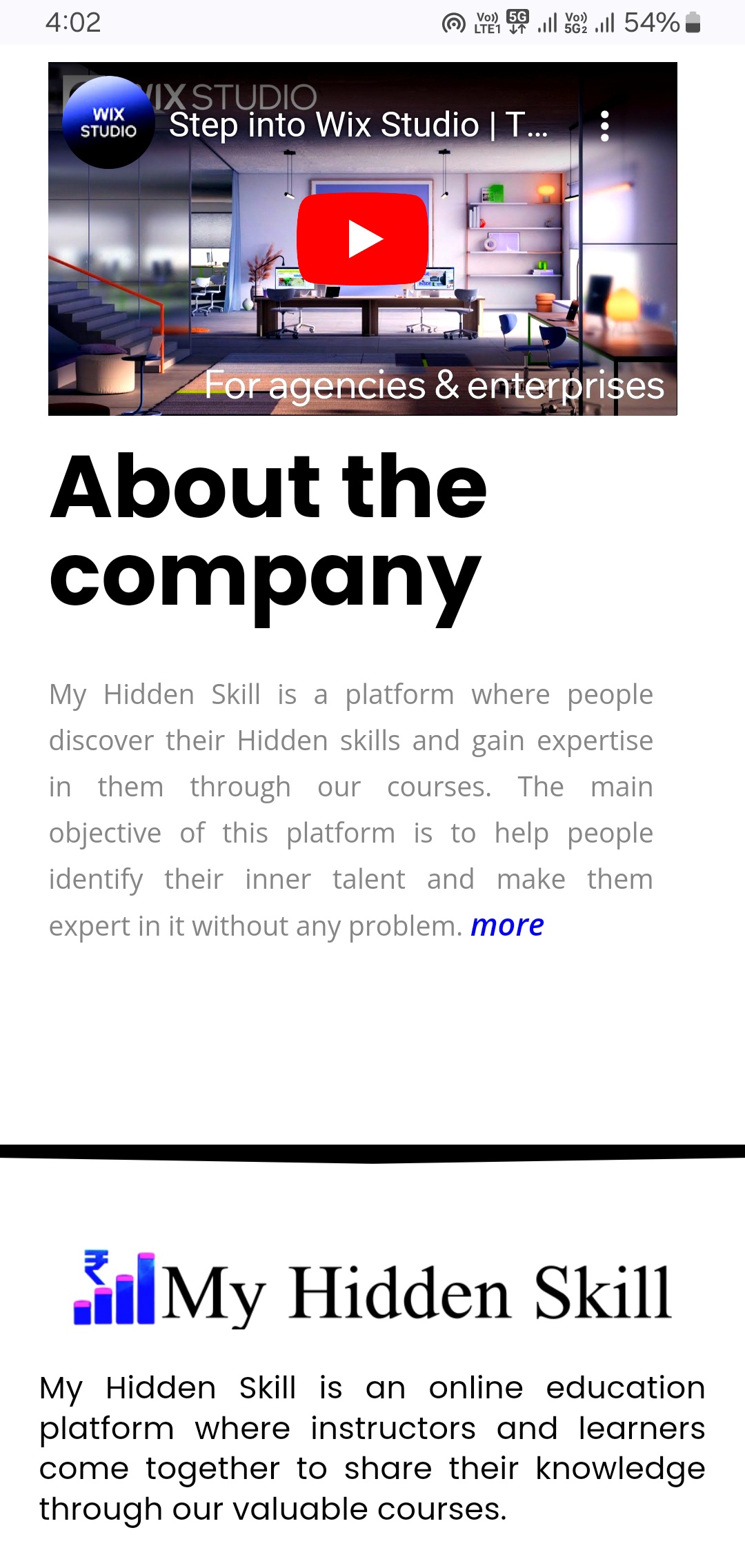 My Hidden Skill-INDIA NO1 Course Platform | Indus Appstore | Screenshot