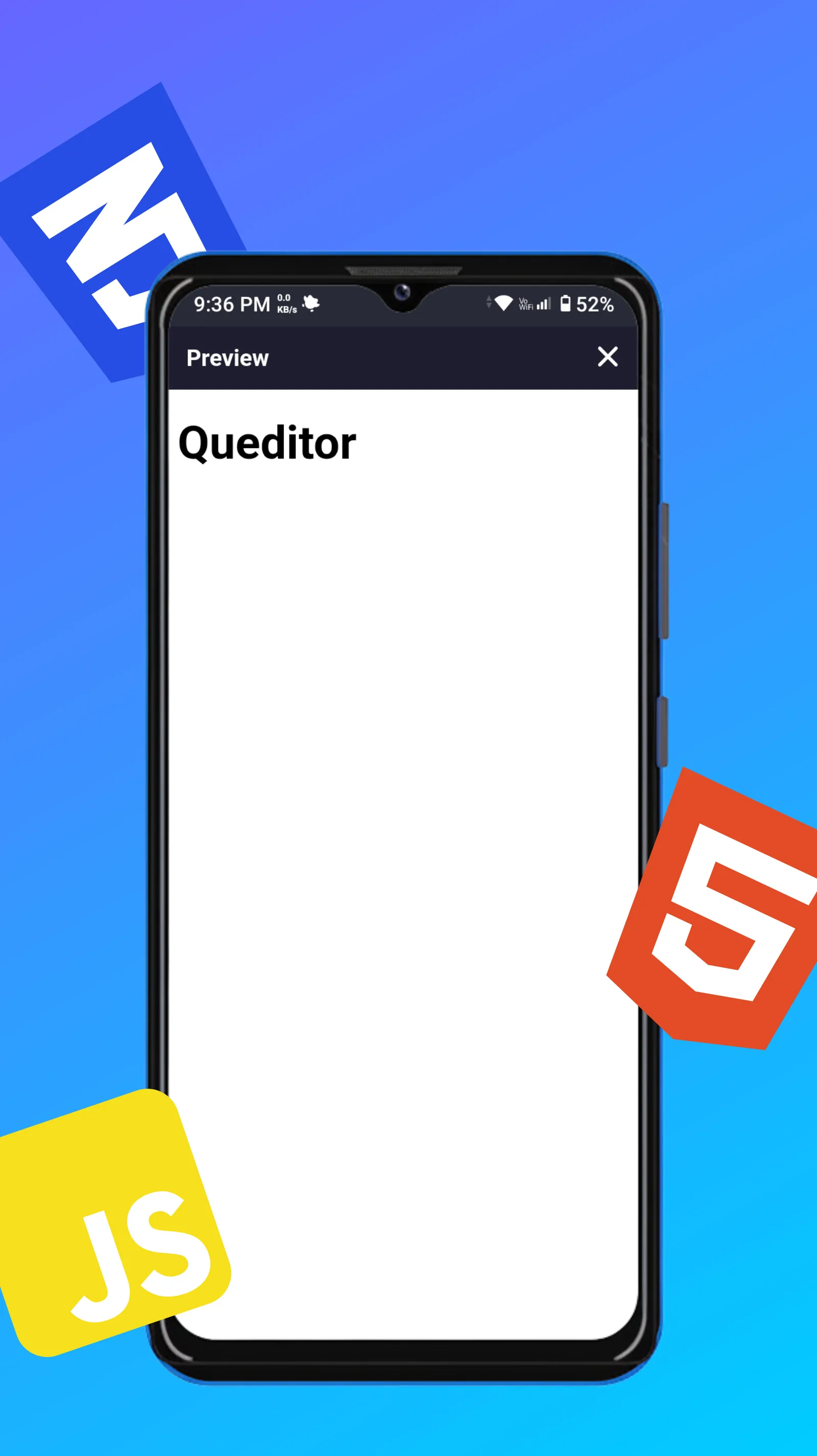 Queditor - Android Code Editor | Indus Appstore | Screenshot