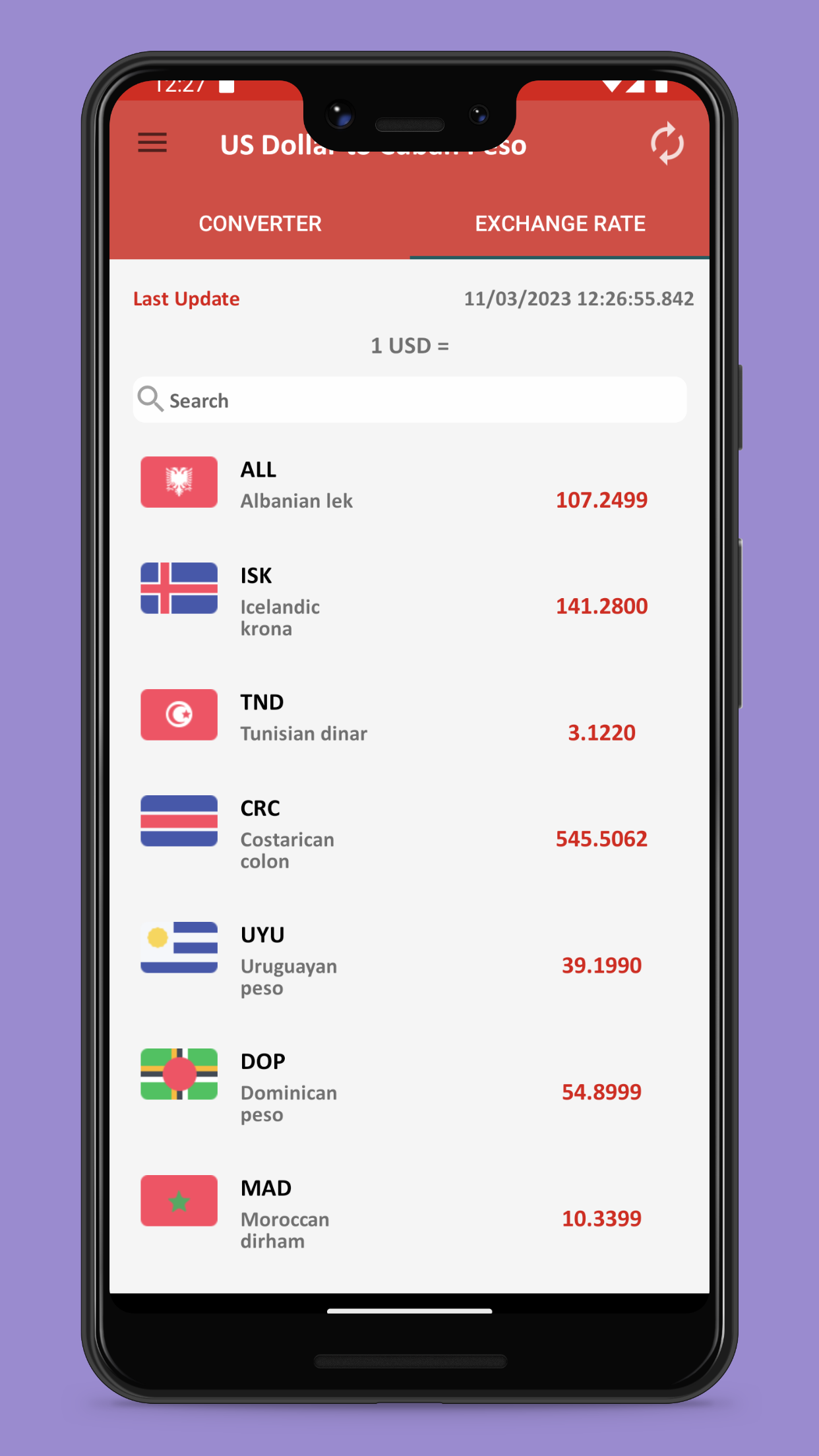 US Dollar to Cuban Peso | Indus Appstore | Screenshot