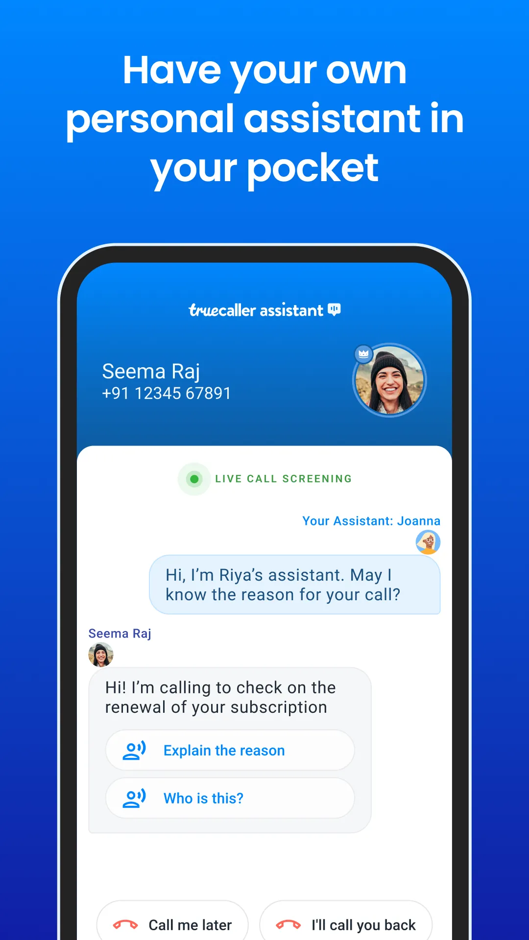 Truecaller: Caller ID & Block | Indus Appstore | Screenshot