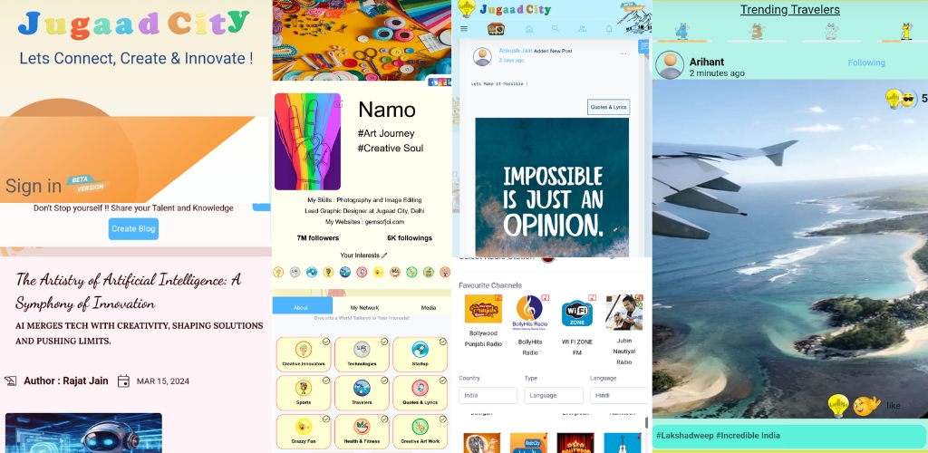 Jugaad City | Connect Create & Innovate ! | Indus Appstore | Screenshot