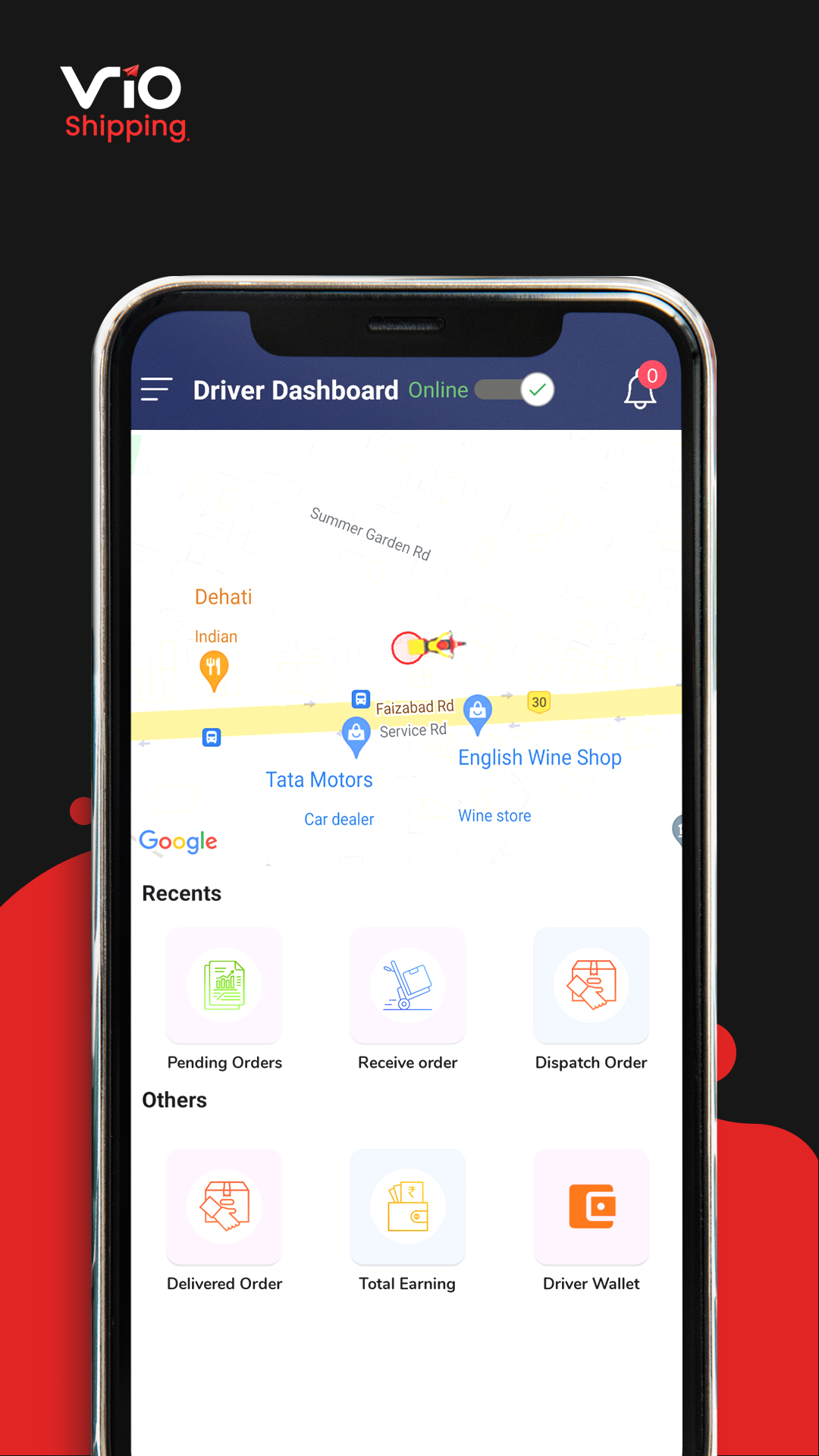 Vio Delivery Partner App | Indus Appstore | Screenshot