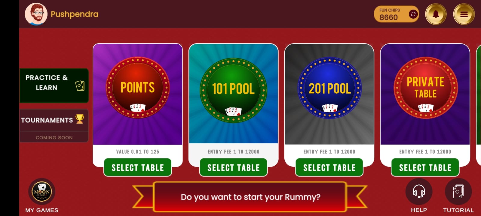 Moon Rummy | Indus Appstore | Screenshot