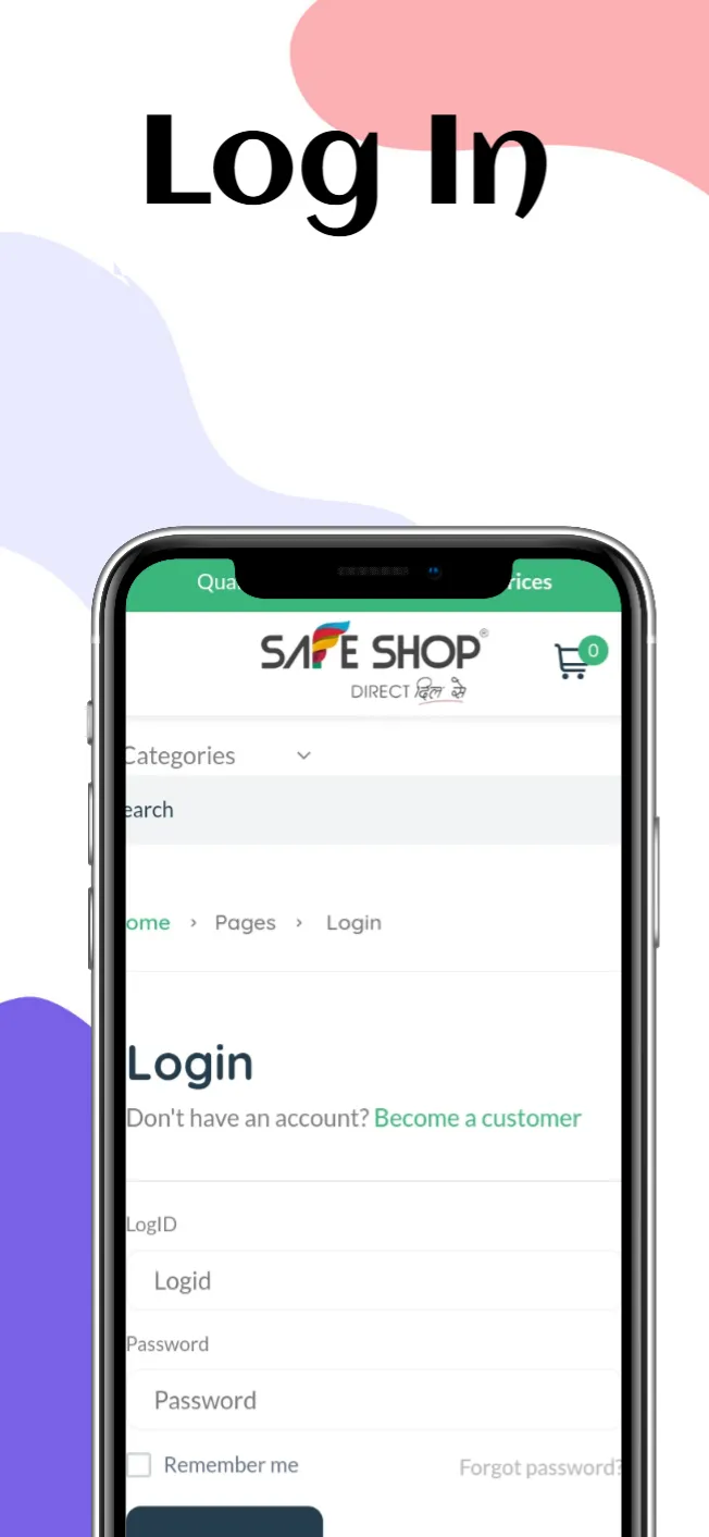 Safe Shop App - Login, Sign Up, Products Details | Indus Appstore | Screenshot