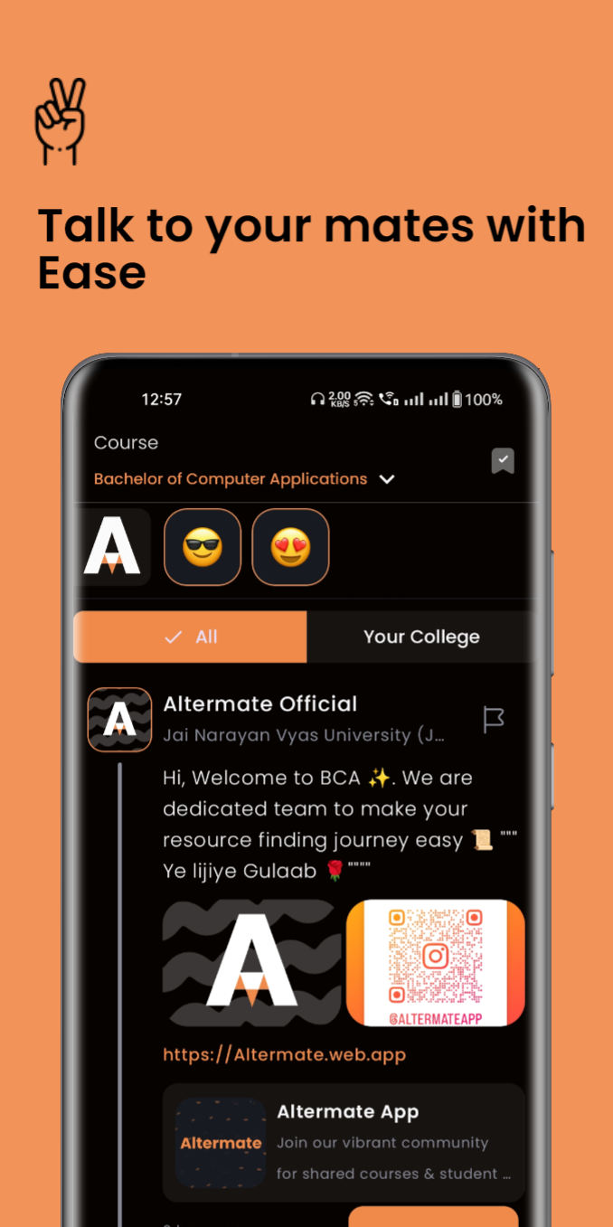 Altermate : College Senior | Indus Appstore | Screenshot