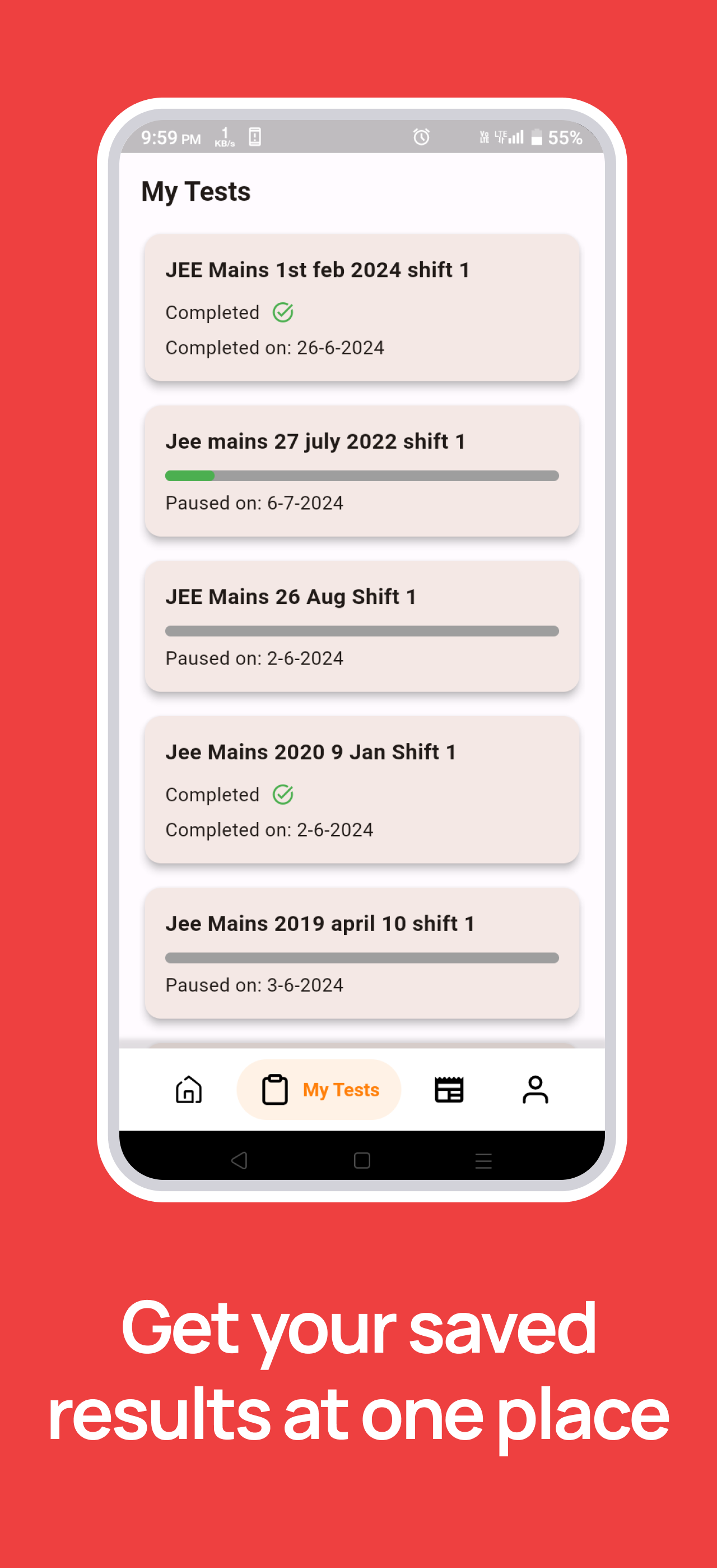 JEE Mains Preparation App | Indus Appstore | Screenshot