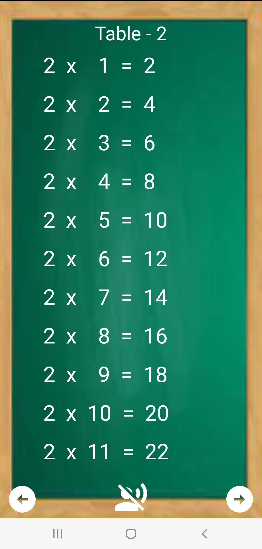 Maths Tables | Indus Appstore | Screenshot