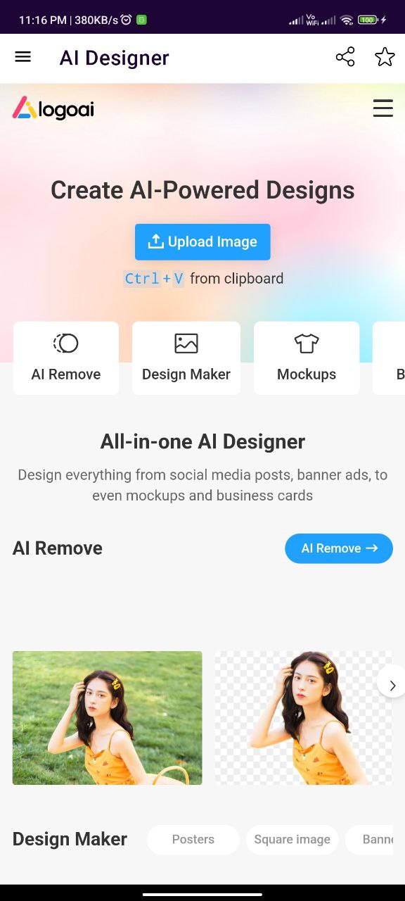 Logo AI : AI Logo Maker | Indus Appstore | Screenshot