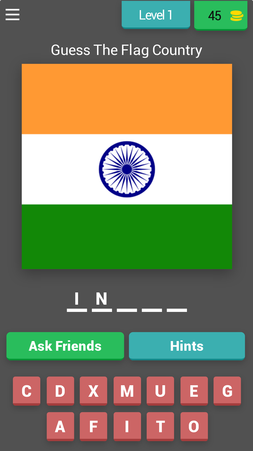 Guess The Flag Country | Indus Appstore | Screenshot