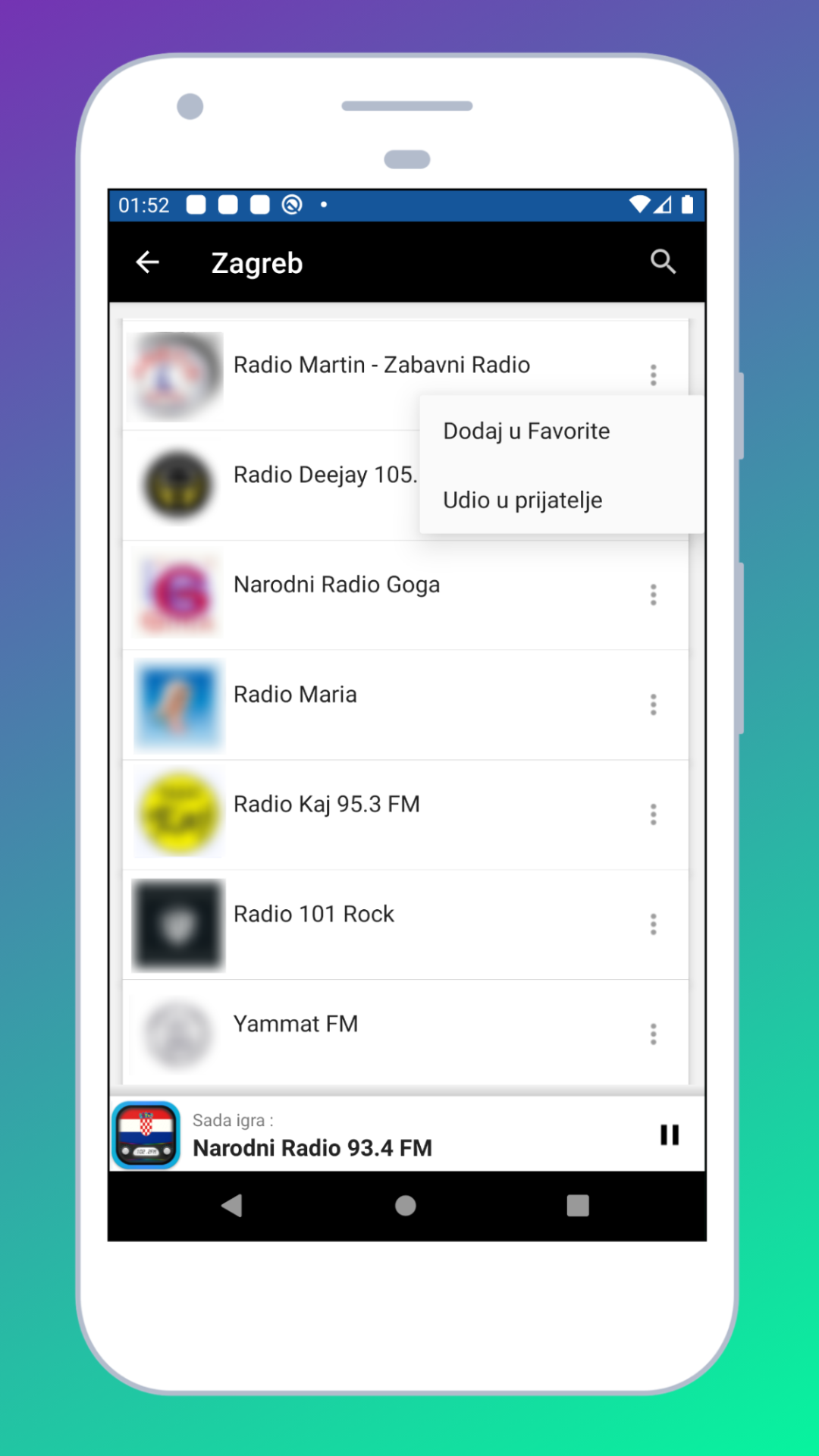 Radio Croatia FM: Radio Online | Indus Appstore | Screenshot