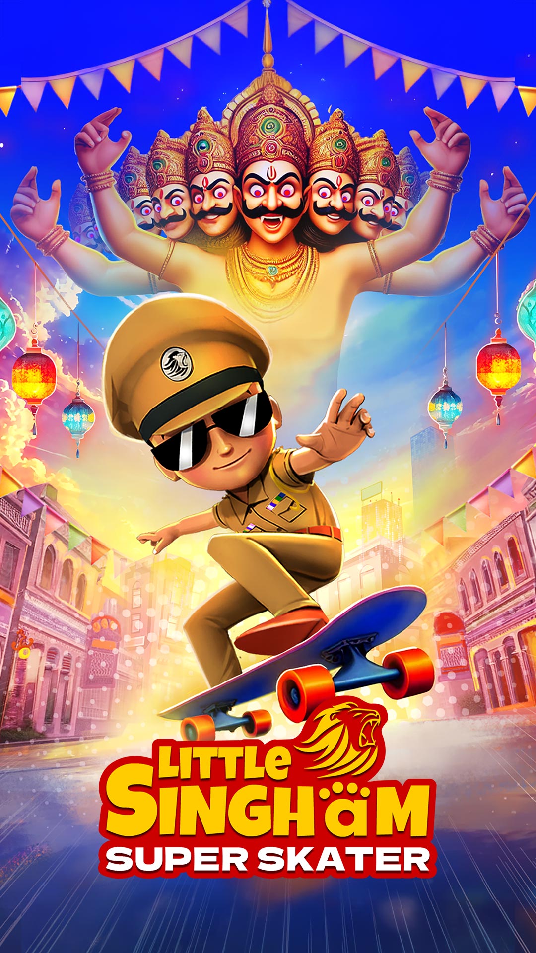 Little Singham Super Skater | Indus Appstore | Screenshot
