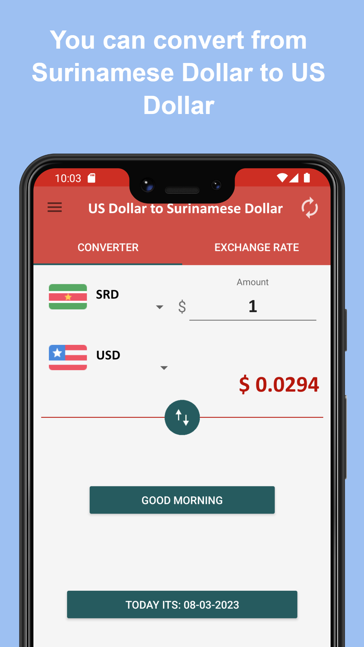 US Dollar to Dollar Surinamese | Indus Appstore | Screenshot