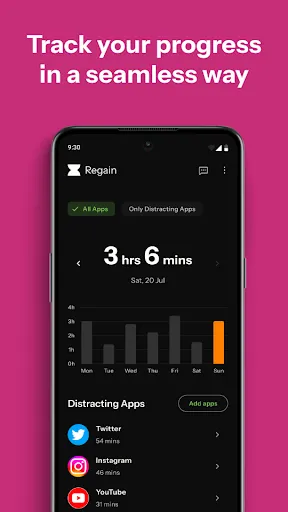 Regain: Screen time + Focus | Indus Appstore | Screenshot