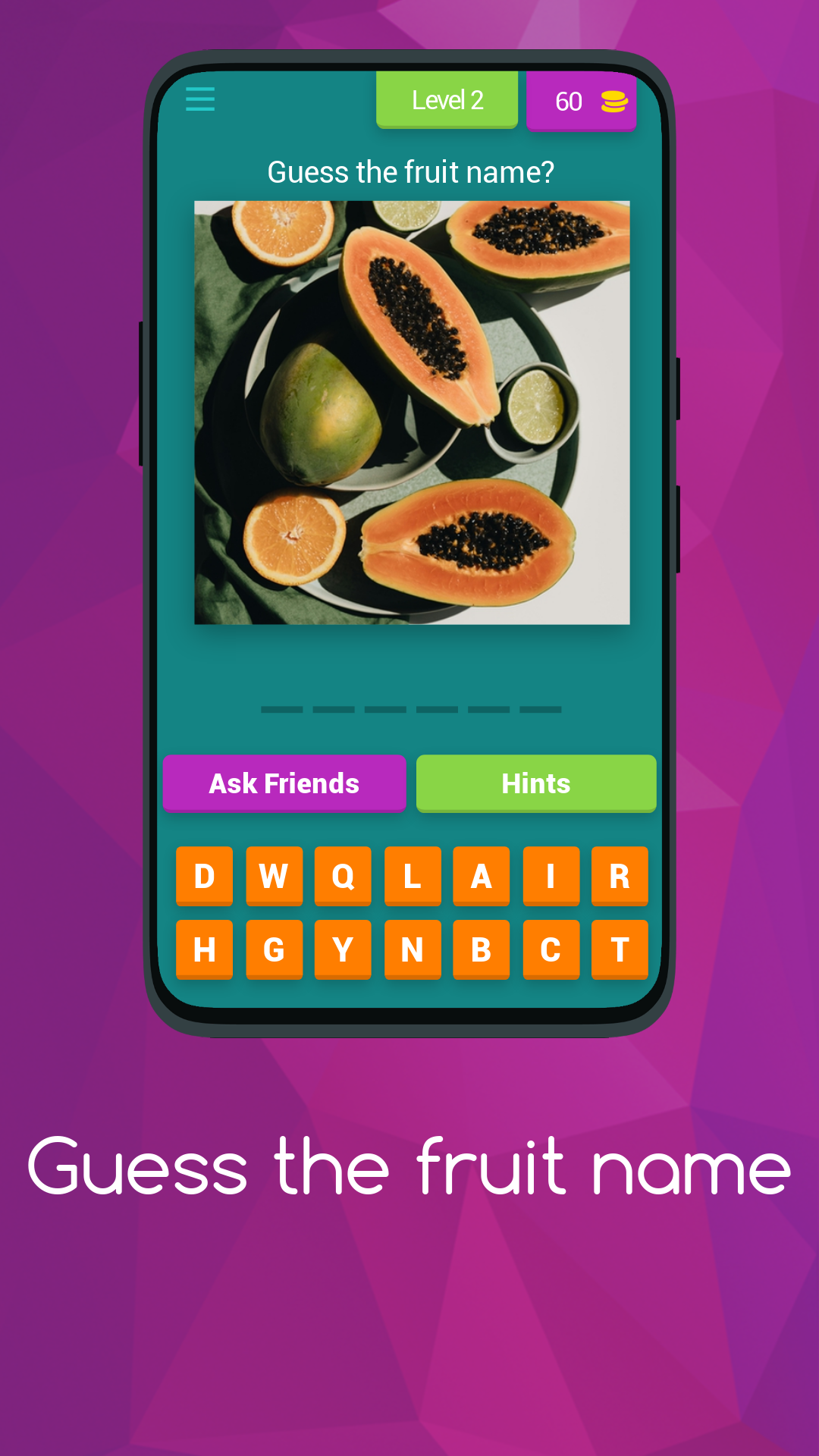 Guess the fruit name | Indus Appstore | Screenshot