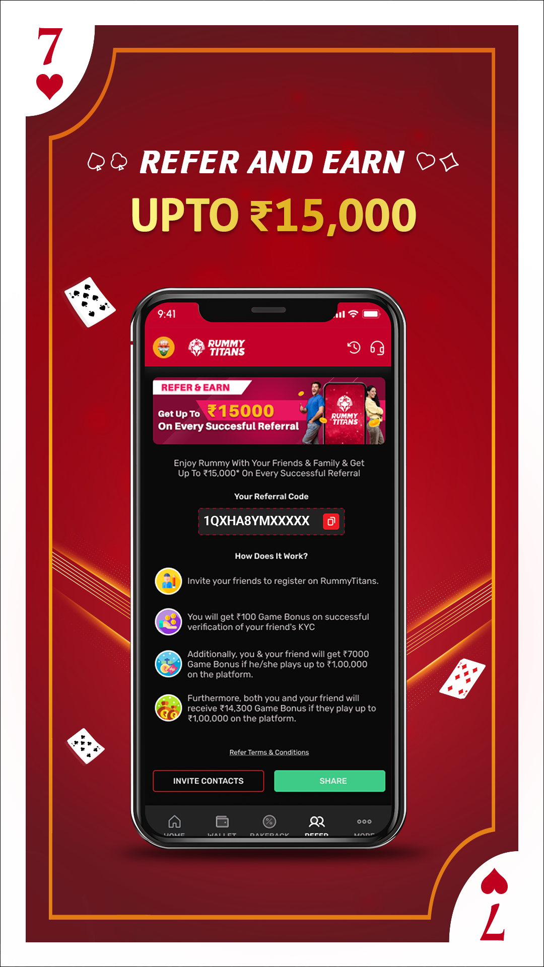 RummyTitans: Real Cash Rummy Game | Indus Appstore | Screenshot