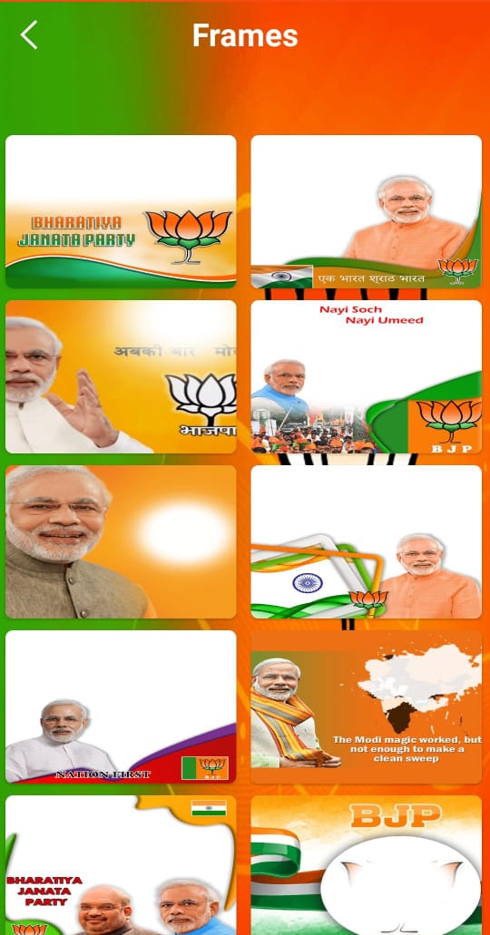 Modi Photo Frame Editor - Modi Selfie | Indus Appstore | Screenshot