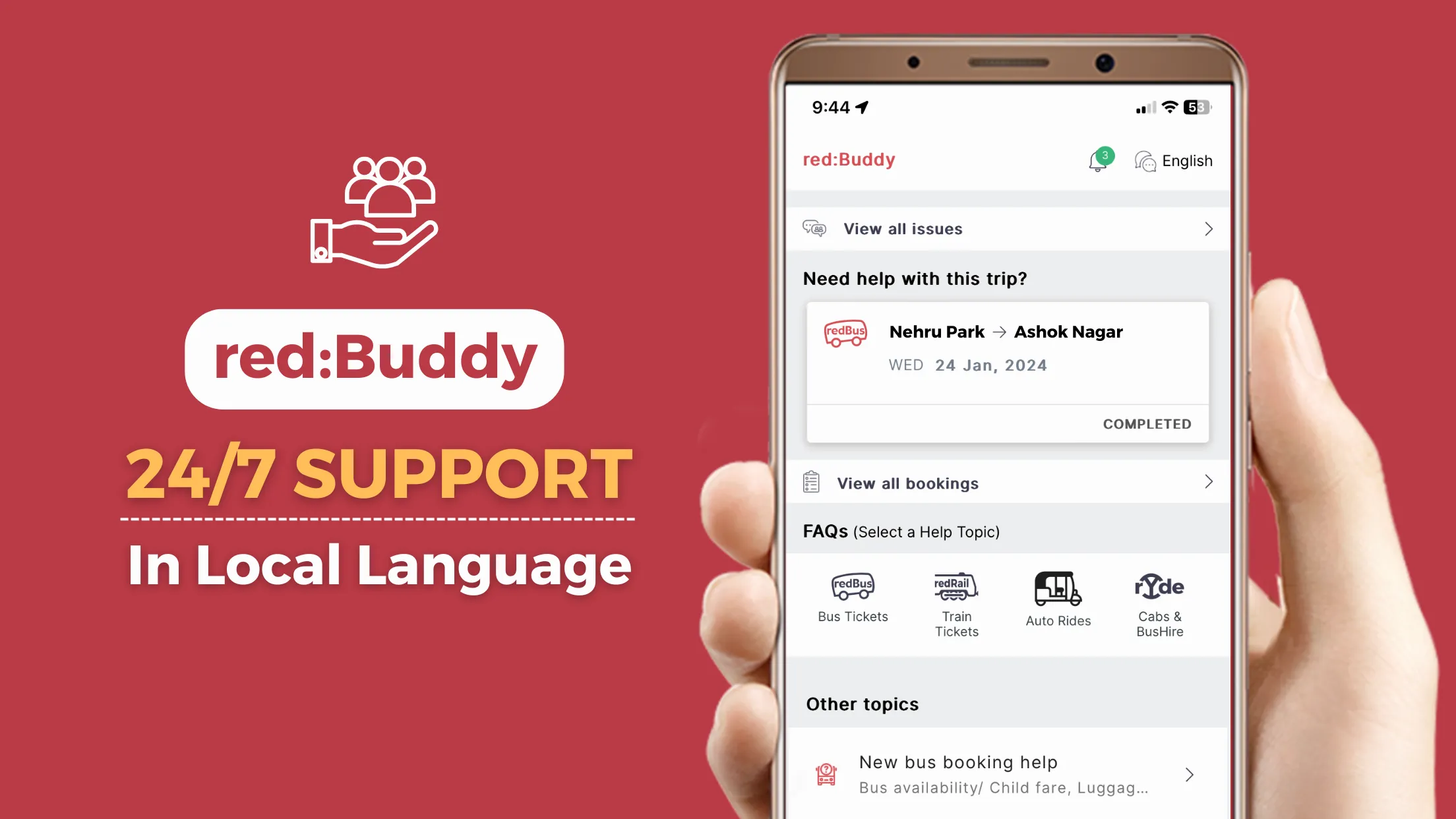 redBus Bus Ticket Booking App | Indus Appstore | Screenshot