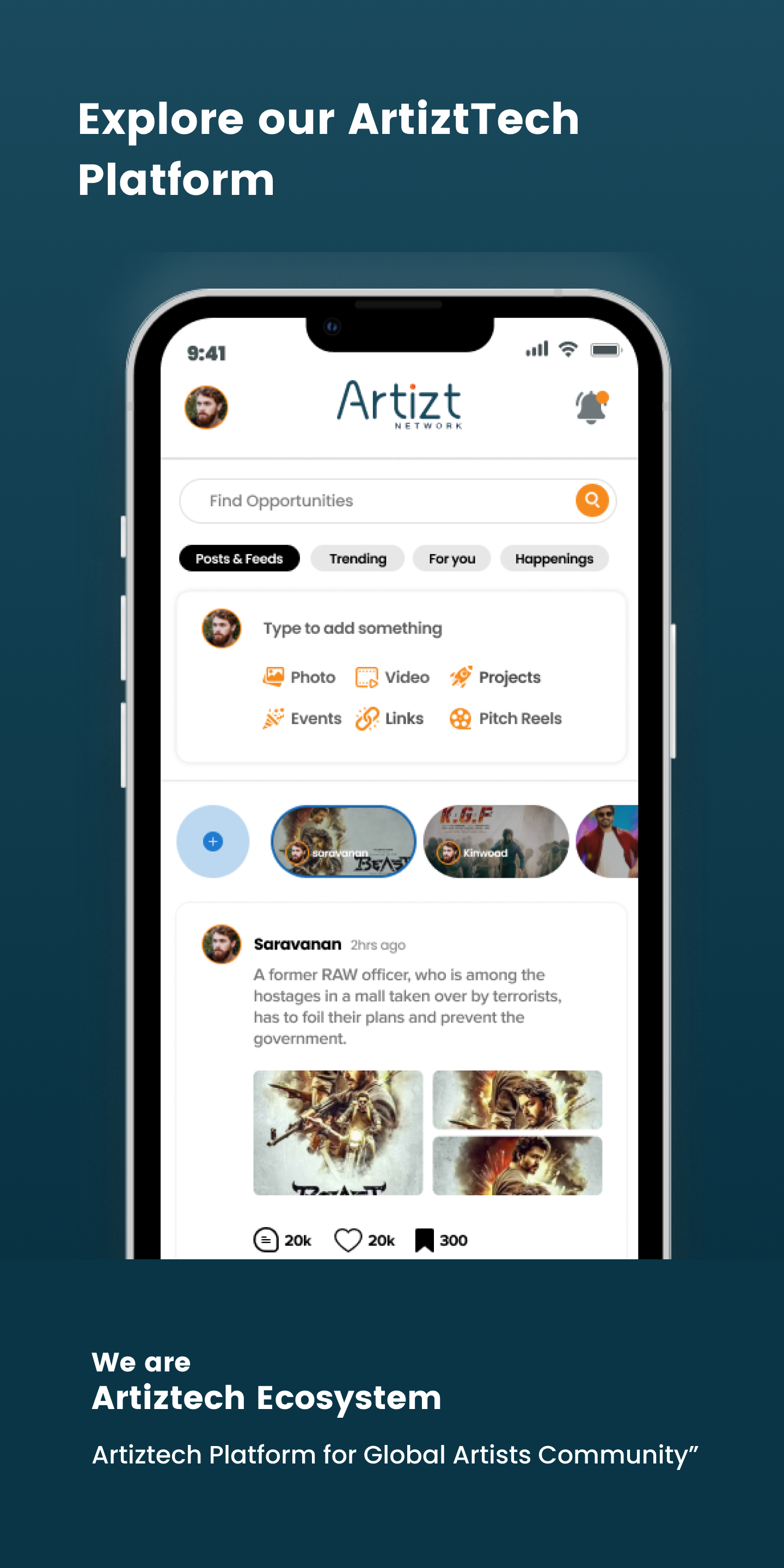 Artizt Network | Indus Appstore | Screenshot